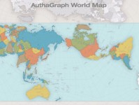 Authagraph世界地图：让地球能看得更准确格陵兰岛地图位置世界