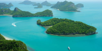 苏梅岛,泰国湾的碧海蓝天，热带天堂的度假胜地